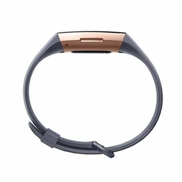 Fitbit Charge 3 Advanced Fitness Activity Tracker Rose Gold Blue Grey - Picture 3 of 6